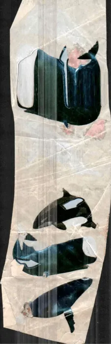 Cave painting: Orca Sticker Stretch 2