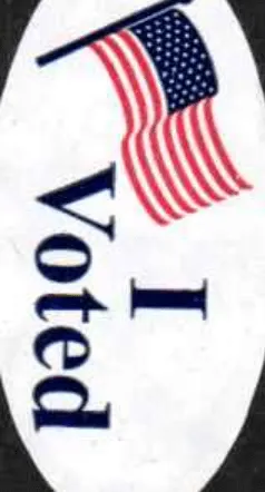 Cave painting: Voter Sticker